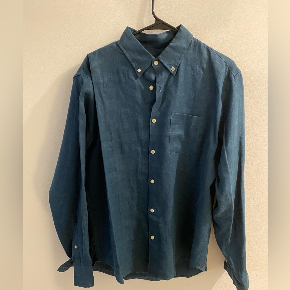 Alex crane linen button down